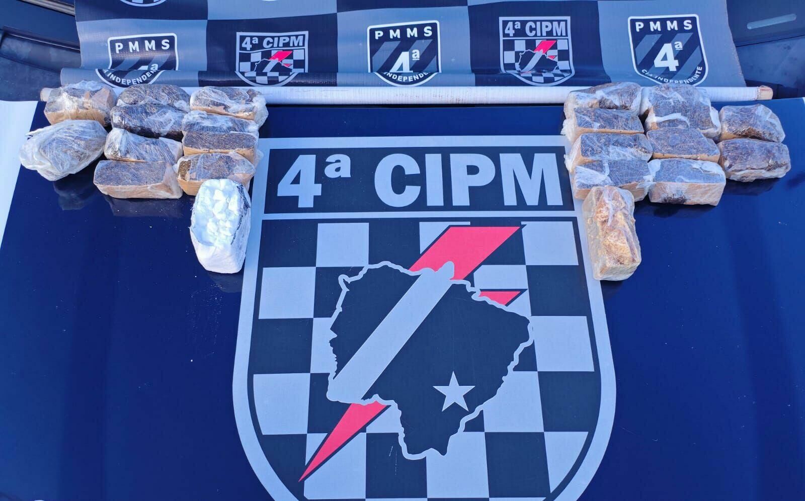 Imagem de compartilhamento para o artigo Homem é preso com mais de 2 kg de drogas em Chapadão do Sul da MS Todo dia